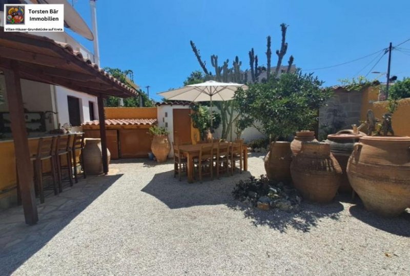 Kalyves Kreta, Kalives, Einfamilienhaus mit kl. Ladenlokal u. Garten und Strandnähe Haus kaufen